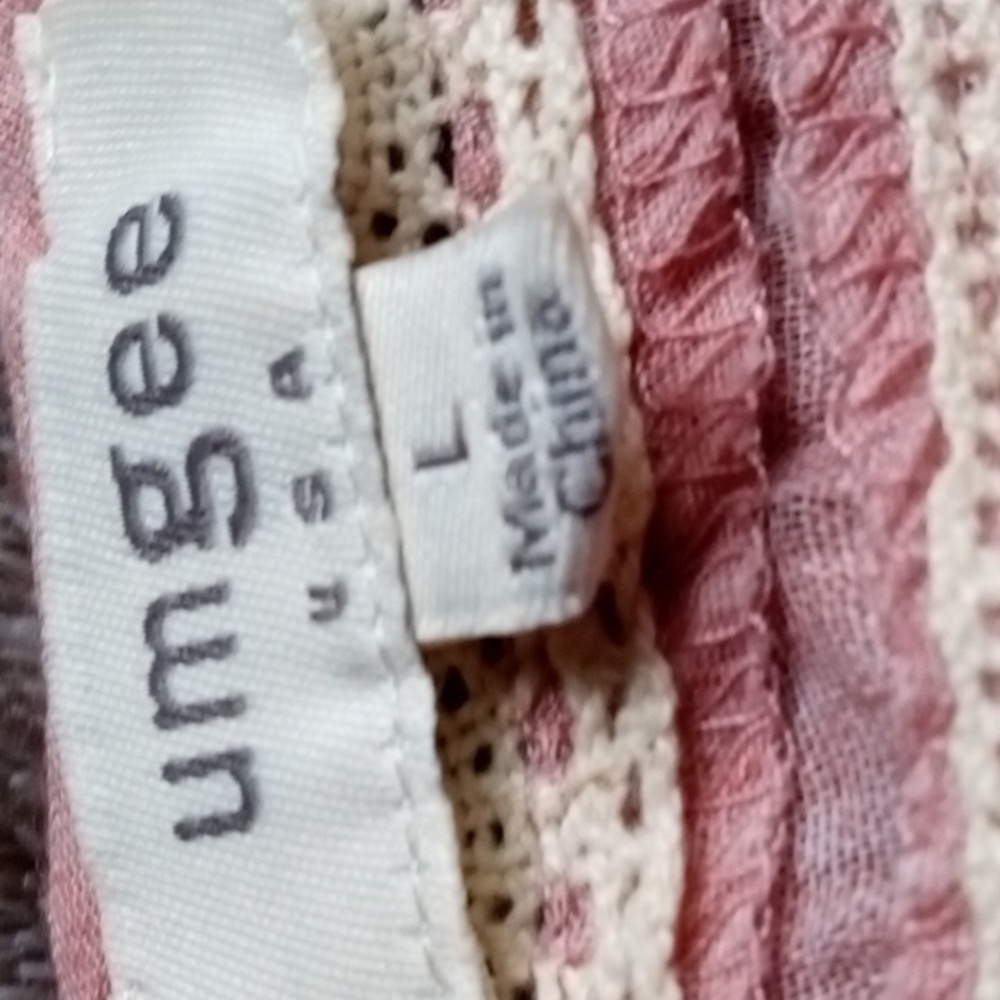 Umgee pink embroidered lace trim dress - Picture 3 of 11